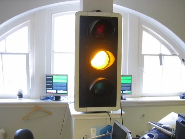 Build monitor traffic lights