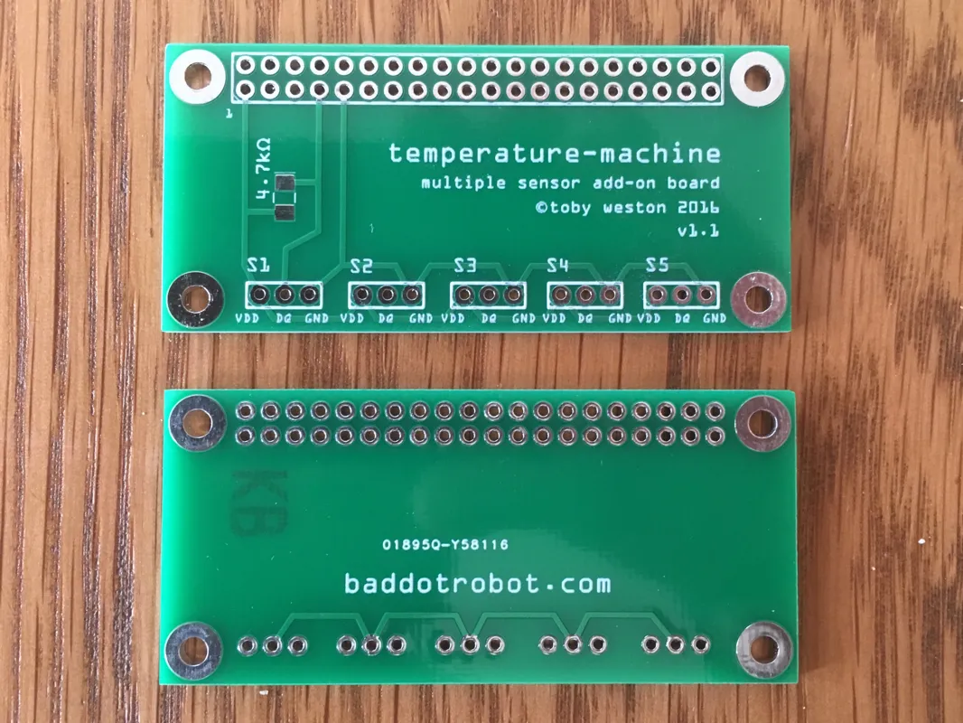 Add on board for temperature-machine