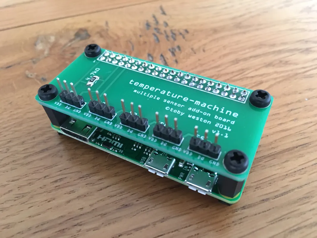 Add on board for temperature-machine